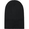 imageSatin Lined Winter Beanie Hats for Women Knit Beanie Hat Slouchy Skull Caps Silk Lining Unisex HatsBlack