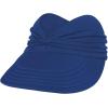 imageSun Hats for Women UV Protection Sun Visor Wide Brim Summer Hats with PonytailNavy