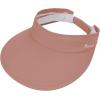 imageSun Hats for Women UV Protection Wide Brim 2 in 1 ZipOff Visor Summer Beach Hat Womens Packable Golf HatSalmon Pink