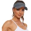 imageSun Visor Hats Cotton Sun Protection Cap Hats Visor HatGrey