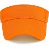 imageSun Visor Hats Cotton Sun Protection Cap Hats Visor HatOrange