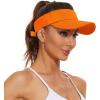 imageSun Visor Hats Cotton Sun Protection Cap Hats Visor HatOrange