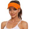 imageSun Visor Hats Cotton Sun Protection Cap Hats Visor HatOrange