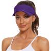 imageSun Visor Hats Cotton Sun Protection Cap Hats Visor HatPurple