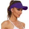 imageSun Visor Hats Cotton Sun Protection Cap Hats Visor HatPurple