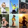imageSun Visor Hats Cotton Sun Protection Cap Hats Visor HatRed