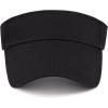 imageSun Visor Hats Cotton Sun Protection Cap Hats Visor HatS Black