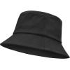 imageUnisex Athletic Bucket Hat Solid Colors Sun Hat with UV Protection for Outdoor Sports Packable Summer HatsBlack