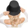 imageUnisex Athletic Bucket Hat Solid Colors Sun Hat with UV Protection for Outdoor Sports Packable Summer HatsBlack