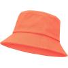 imageUnisex Athletic Bucket Hat Solid Colors Sun Hat with UV Protection for Outdoor Sports Packable Summer HatsOrange