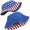 imageUnisex Athletic Bucket Hat Solid Colors Sun Hat with UV Protection for Outdoor Sports Packable Summer HatsUsa Flat