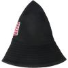 imageUnisex Athletic Bucket Hat Solid Colors Sun Hat with UV Protection for Outdoor Sports Packable Summer HatsX White American Flag