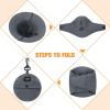 imageWaterproof Bucket Hat for Women Men Rain Hat Wide Brim Packable Sun Hat UV Protection Summer Beach Fishing Hiking Safari HatArmy Green