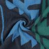 imageWomens Blanket Shawls Wraps Winter Printed Open Front Poncho Cape Plaid Shawls for WomenSeries 54blue