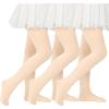 imageAmerican Trends Baby Girls Dance Tights Toddler Footed Ballet Tights StockingsPeach Pink3 Pairs