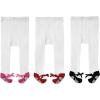 3 Pairs - Black Red Hot Pink