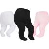 imageAmerican Trends Baby tights with Non Slip Grips Tights3 Pairswhite Black Pink