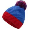 imageAmerican Trends Beanies Women Winter Hats for Women Satin Lined Slouchy Beanie with Pom Pom Warm Cable Knit Snow Ski HatZ Redblueno Lining