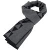 imageAmerican Trends Mens Winter Warm Long Soft Scarf Plaid Tassel Scarf for Men Soft Classic ScarvesBlack Grey Triangle
