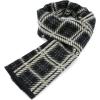 imageAmerican Trends Mens Winter Warm Long Soft Scarf Plaid Tassel Scarf for Men Soft Classic ScarvesBlack Yellow