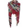 Triangle Striped Burgundy & Beige
