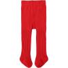 imageAmerican Trends Tights for Toddler Girls Halloween Stripped Leggings Baby Cable Knit TightsRed