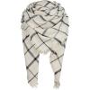 imageAmerican Trends Womens Cozy Warm Winter Fall Blanket Scarf Stylish Soft Chunky Checked Giant Scarves ShawlsBeige Black Square