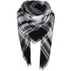 White Black Scarf