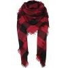 Scarf-black Red
