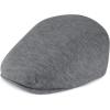 imageNewsboy Flat Cap Hats for Men  Vintage Ivy Cabbie Driving Fitted CapDeep Grey