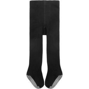 imageAmerican Trends Baby tights with Non Slip Grips Newborn Socks Infant Leggings Ultra Soft StockingsBlack With Grips