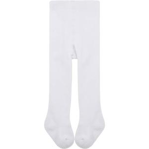 imageAmerican Trends Baby tights with Non Slip Grips Newborn Socks Infant Leggings Ultra Soft StockingsWhite With Grips