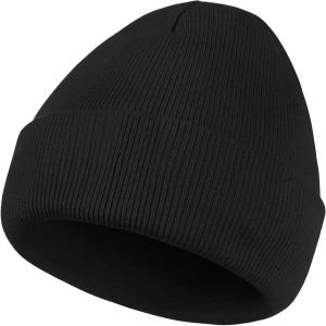 imageAmerican Trends Beanie Hat for Men Women Smile Face Beanies Knit Soft Cute Skull Beanie HatsBlack