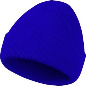 imageAmerican Trends Beanie Hat for Men Women Smile Face Beanies Knit Soft Cute Skull Beanie HatsBlue