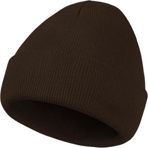 imageAmerican Trends Beanie Hat for Men Women Smile Face Beanies Knit Soft Cute Skull Beanie HatsBrown