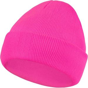 imageAmerican Trends Beanie Hat for Men Women Smile Face Beanies Knit Soft Cute Skull Beanie HatsRose Red