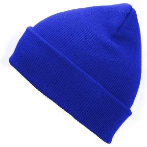 imageAmerican Trends Beanie Hats for Men Winter Hats Fisherman Beanie Slouchy Beanie Soft Skull Caps Knit HatsBlue