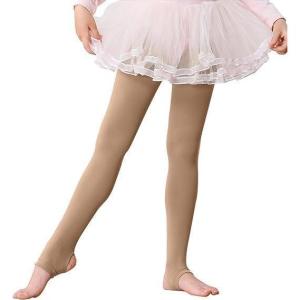 imageAmerican Trends Dance Tights for Girls Ballet Tights Stirrup Soft Soft LeggingsTan