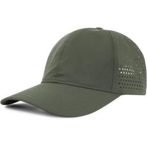 imageAmerican Trends Men Women Baseball Cap Adjustable Dad Hat Breathable Waterproof Colorful Cap HatArmy Green