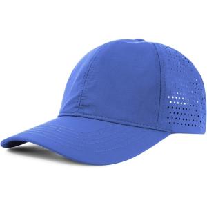 imageAmerican Trends Men Women Baseball Cap Adjustable Dad Hat Breathable Waterproof Colorful Cap HatBlue