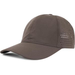 imageAmerican Trends Men Women Baseball Cap Adjustable Dad Hat Breathable Waterproof Colorful Cap HatCoffee