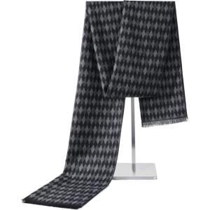 imageAmerican Trends Mens Winter Scarf Cashmere Feel Soft Warm Scarves Winter Gifts for MenBlack Diamond