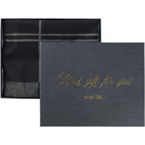 imageAmerican Trends Mens Winter Warm Long Soft Scarf Plaid Tassel Scarf for Men Soft Classic ScarvesBlack  Gift Box