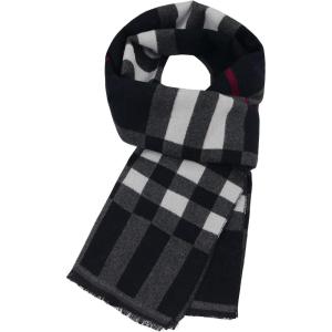 imageAmerican Trends Mens Winter Warm Long Soft Scarf Plaid Tassel Scarf for Men Soft Classic ScarvesBlack  Grey  Beige