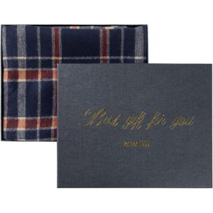 imageAmerican Trends Mens Winter Warm Long Soft Scarf Plaid Tassel Scarf for Men Soft Classic ScarvesNavy  Beige  Red  Gift Box
