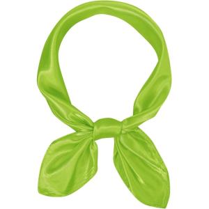 imageAmerican Trends Women Silk Feeling Scarf Satin Head Scarves Square Satin Scarf Wrap Neck Scarf Lightweight Silk Like Bandana16 Light Green