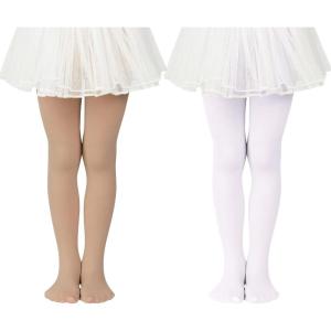 imageBallet Dance Tights for Girls Athletic Leggings Toddler Grinch Pants Soft Baby Girls Tights Stretchy InfantNudewhite