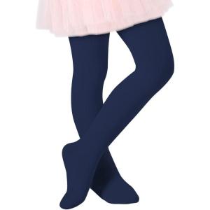 imageBallet Tights for Girls Dance Tights Toddler Girls Leggings Ultra Soft Kids School Uniform Stretchy TightsNavy
