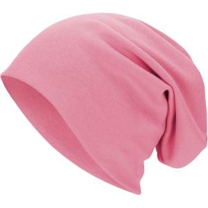 imageBeanie for MenWomen Slouchy Beanie Hats Hip Hop Skull Cap Baggy Stylish LightweightA Pink