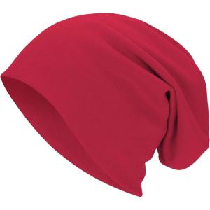imageBeanie for MenWomen Slouchy Beanie Hats Hip Hop Skull Cap Baggy Stylish LightweightA Red